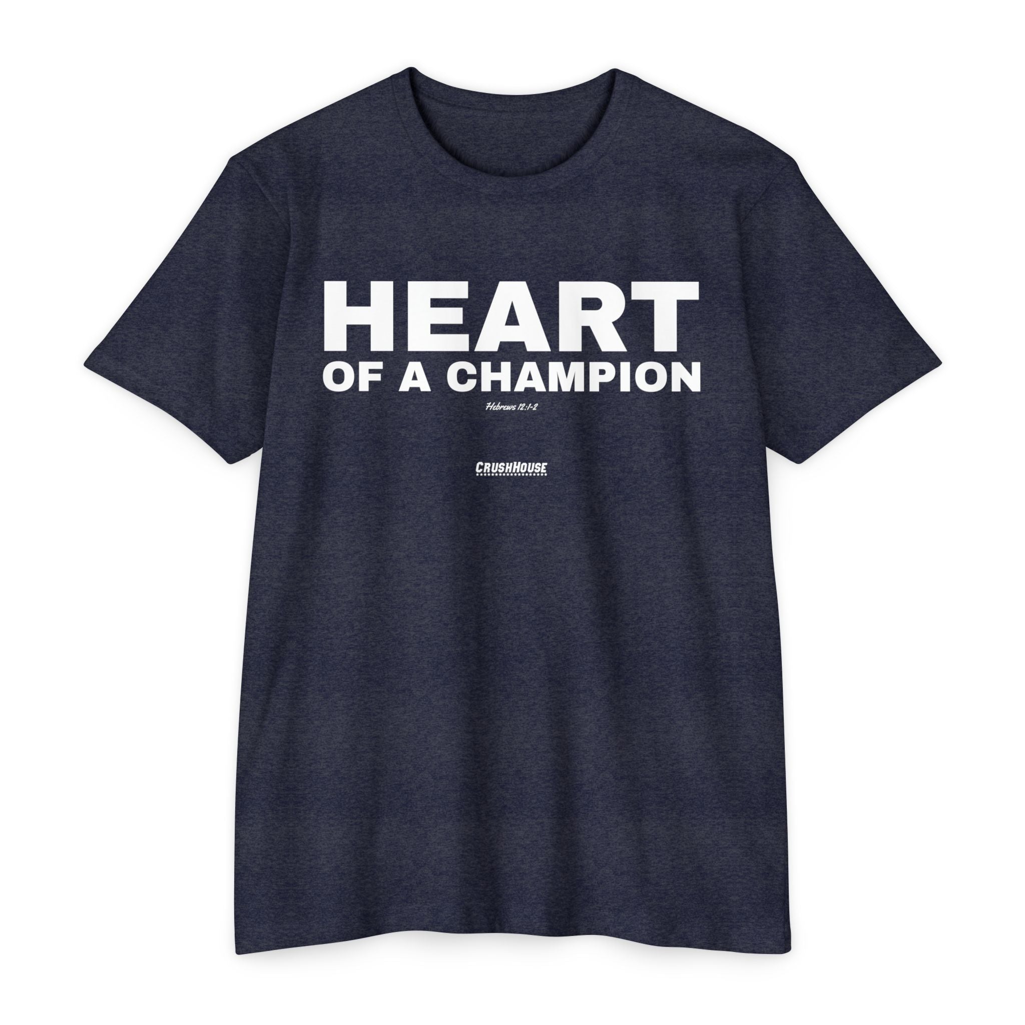 Heart of a Champion (Hebrews 12:1-2)- Premium Unisex T-shirt