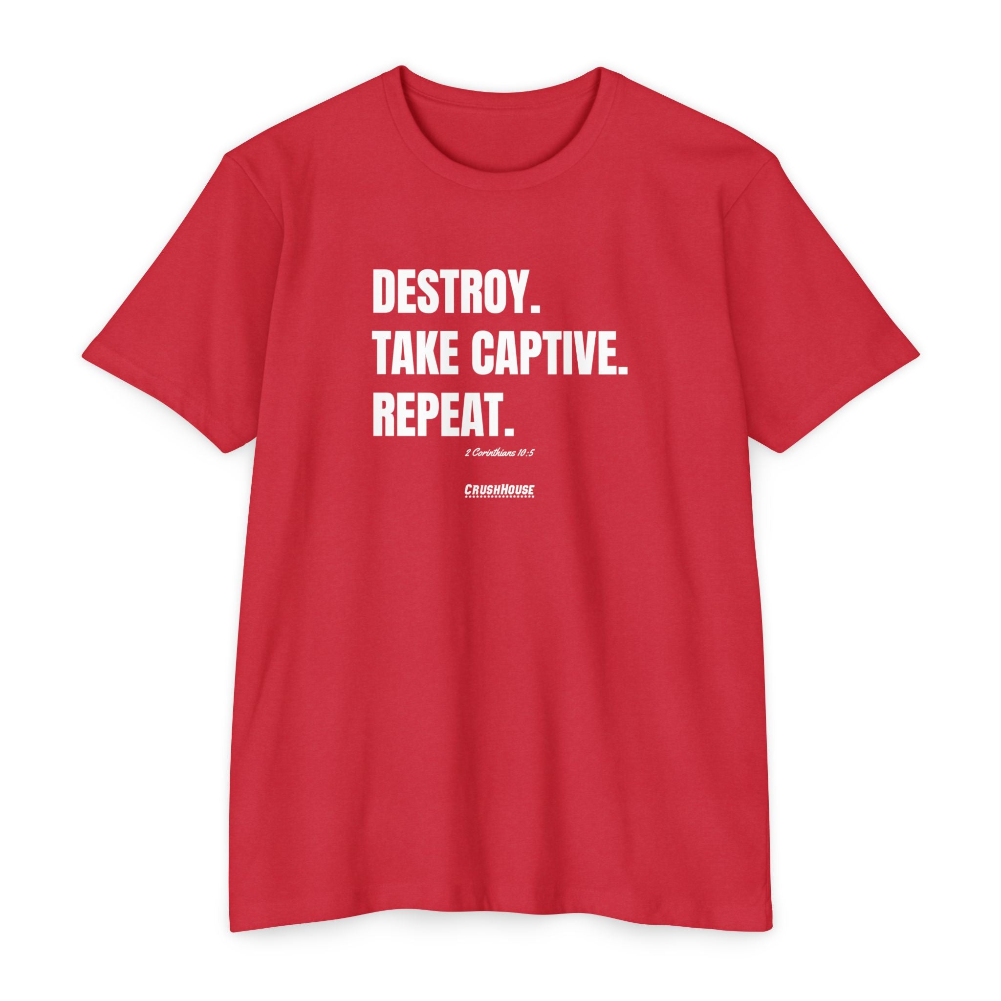 DESTROY (2 Cor. 10:5)- Premium Unisex T-shirt