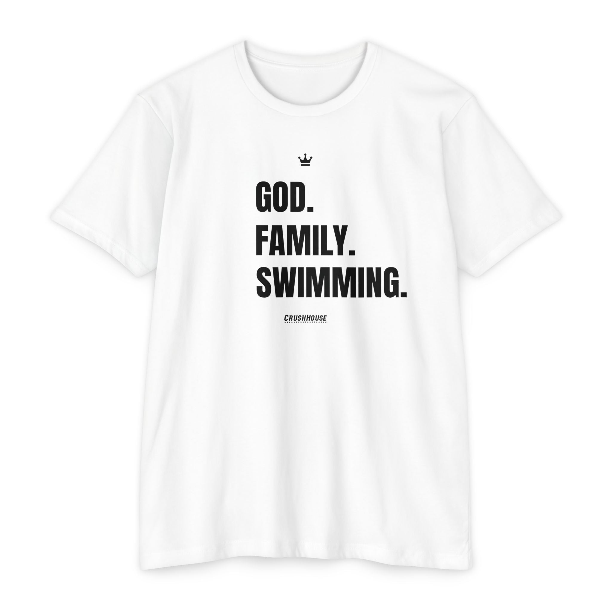 God. Family. Swimming. - Premium Unisex T-shirt