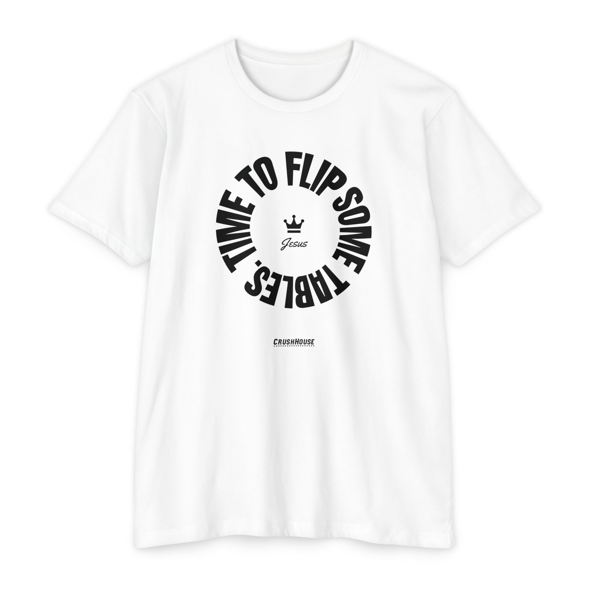 Time To Flip Some Tables (Jesus)- Premium Unisex T-shirt
