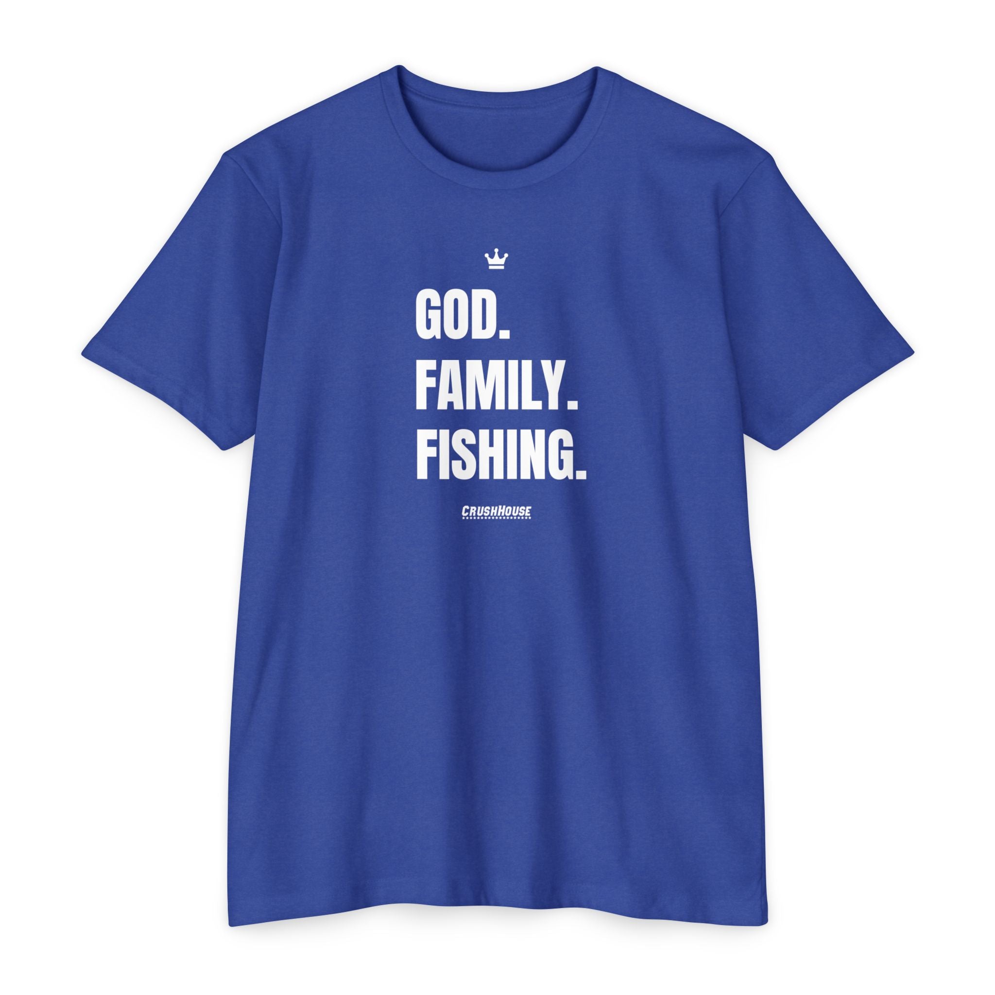 God. Family. Fishing. - Premium Unisex T-shirt