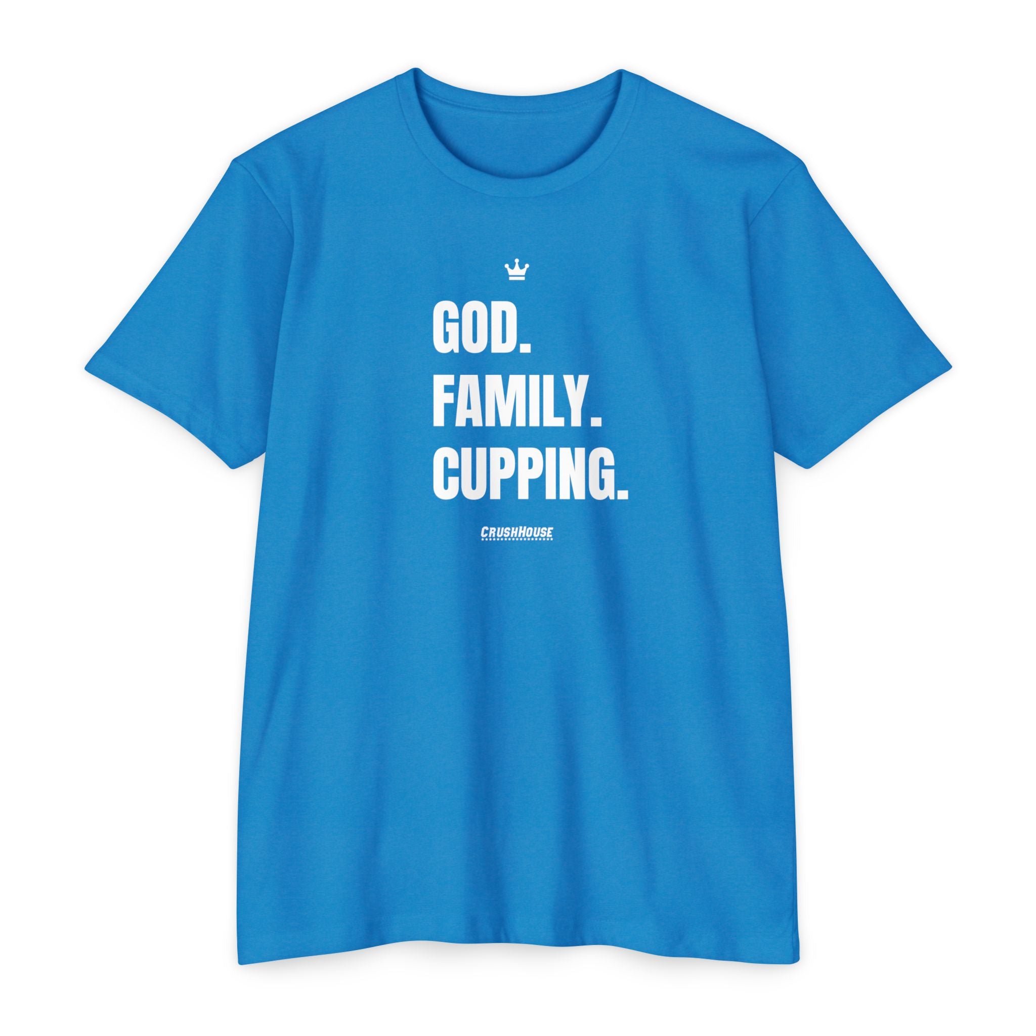 God. Family. Cupping. - Premium Unisex T-shirt