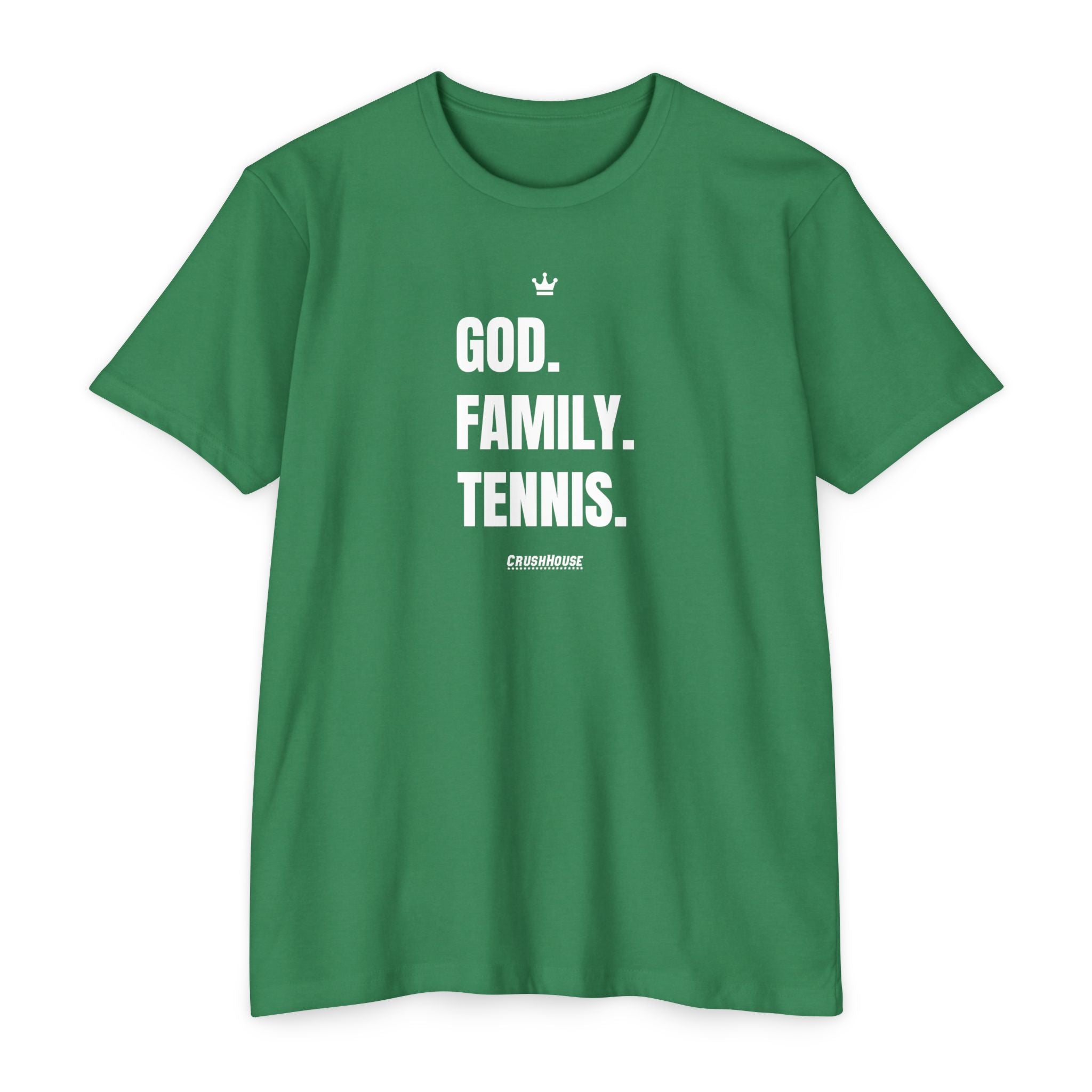 God. Family. Tennis. - Premium Unisex T-shirt