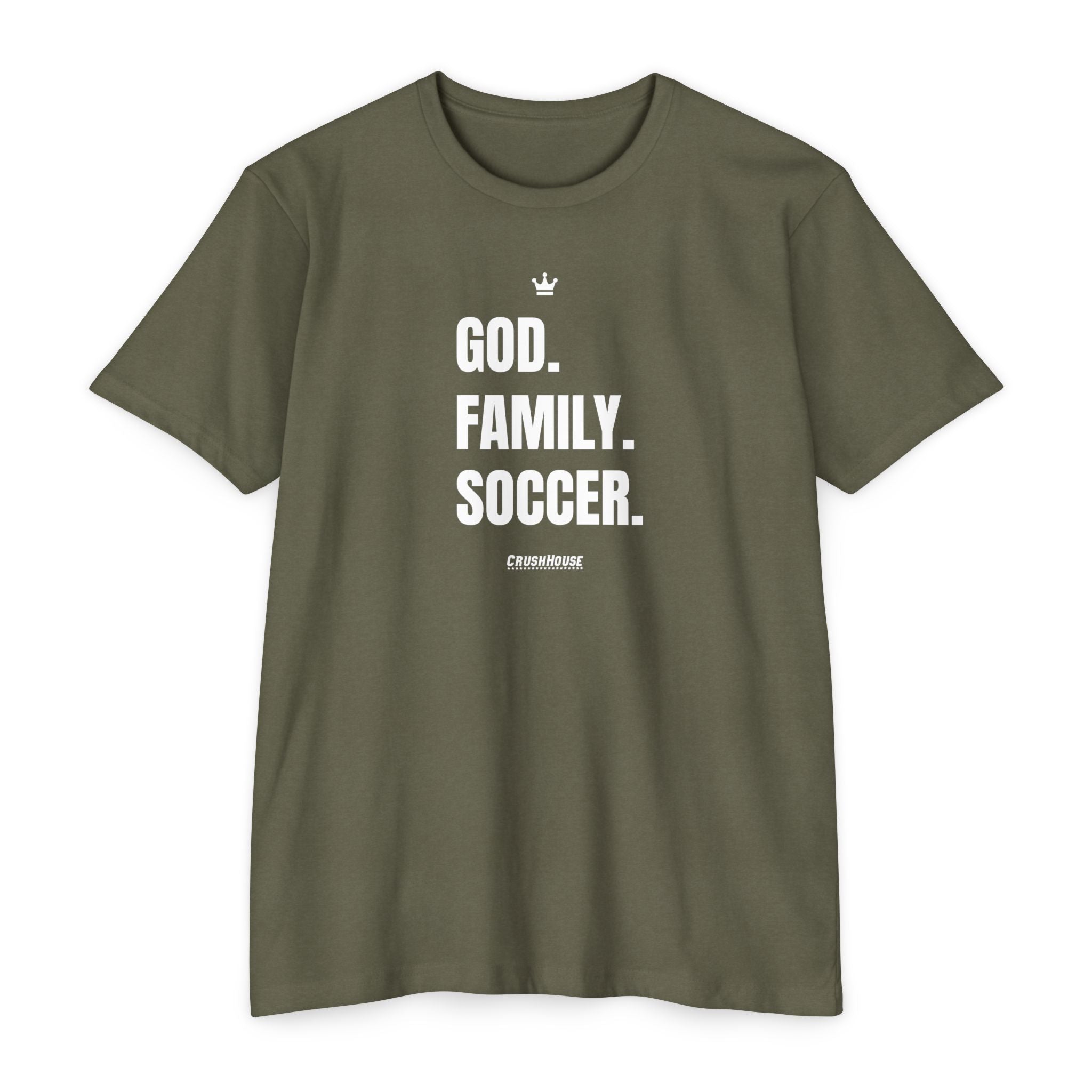 God. Family. Soccer. - Premium Unisex T-shirt