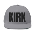 KIRK- Embroidered Flat Bill Snapback