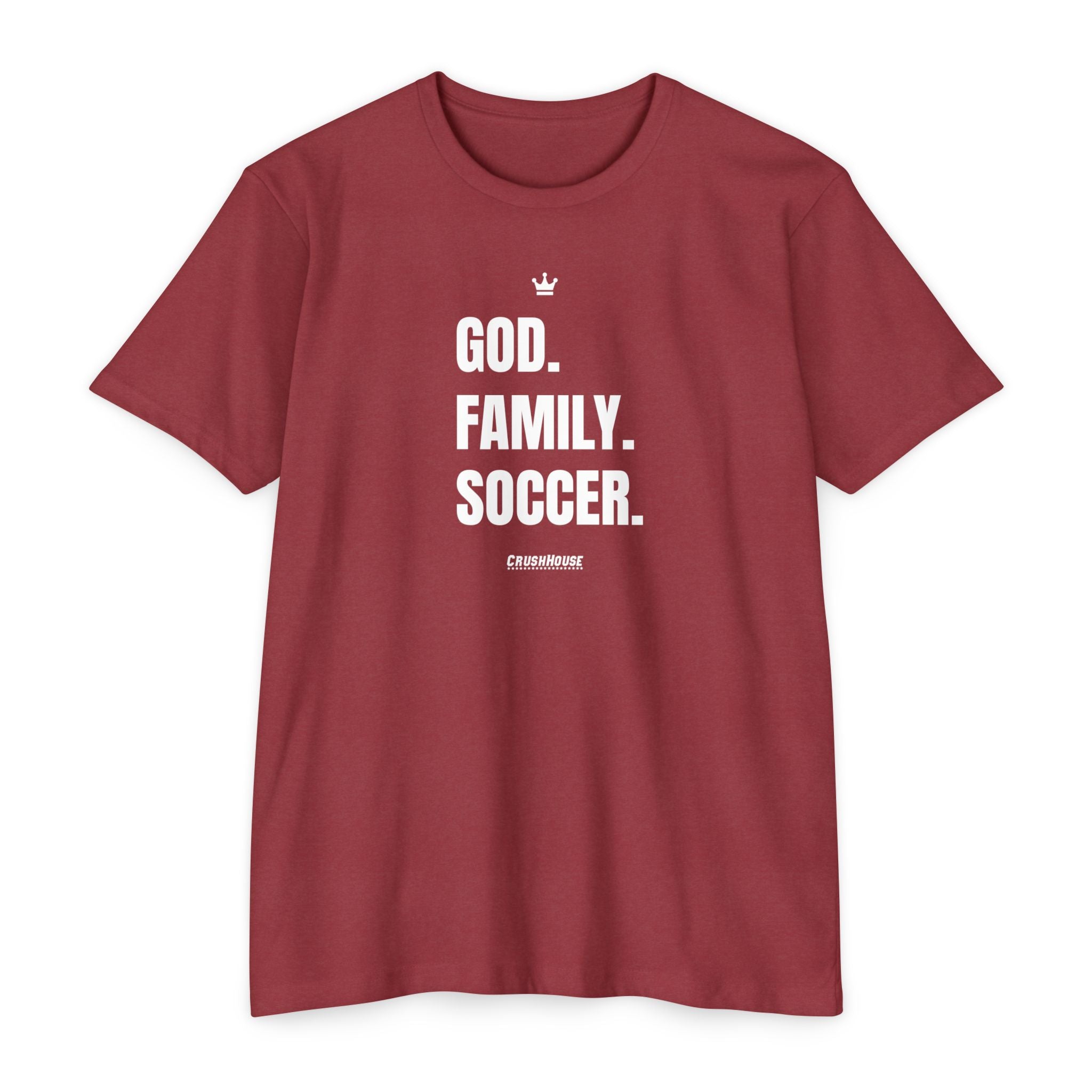 God. Family. Soccer. - Premium Unisex T-shirt