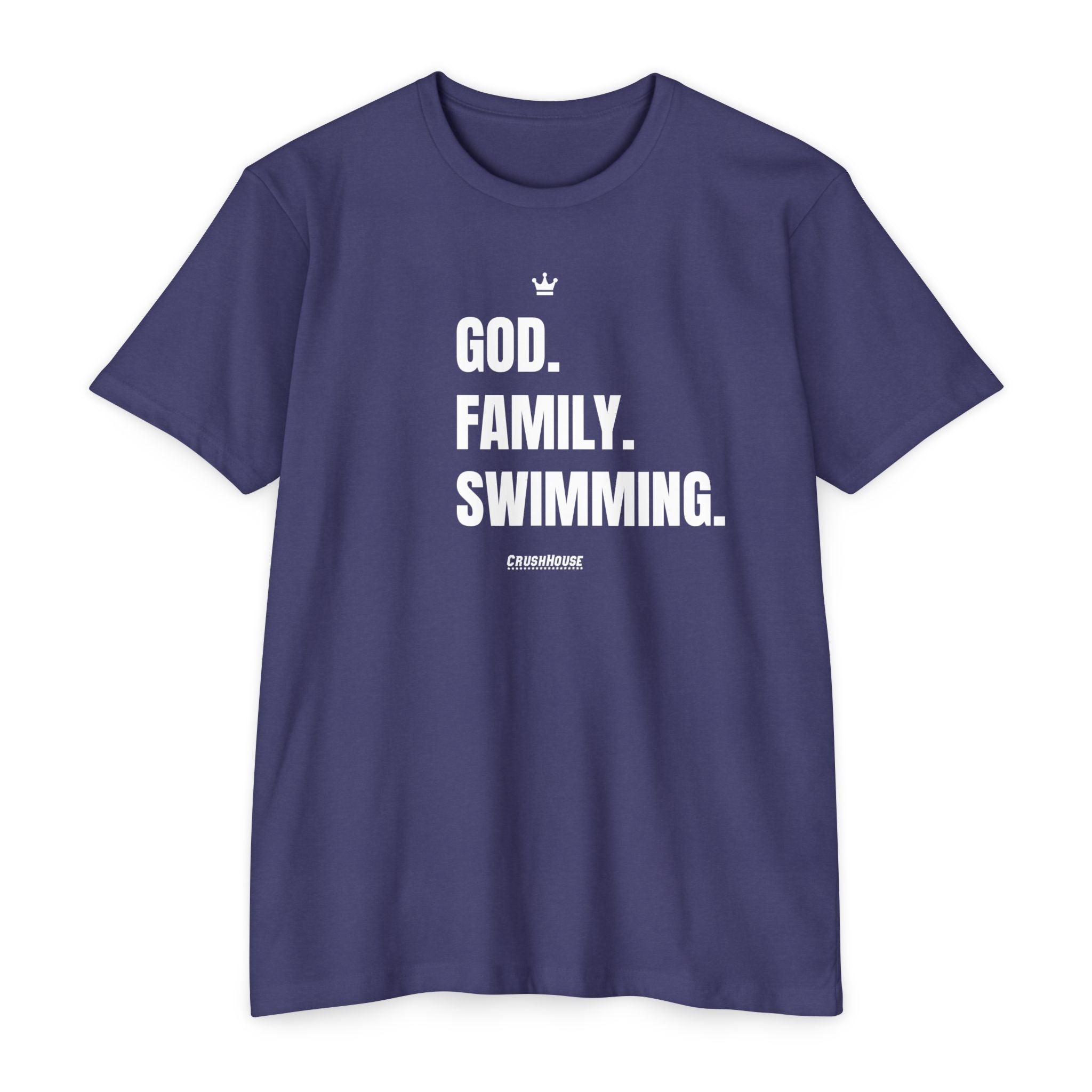 God. Family. Swimming. - Premium Unisex T-shirt