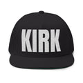 KIRK- Embroidered Flat Bill Snapback