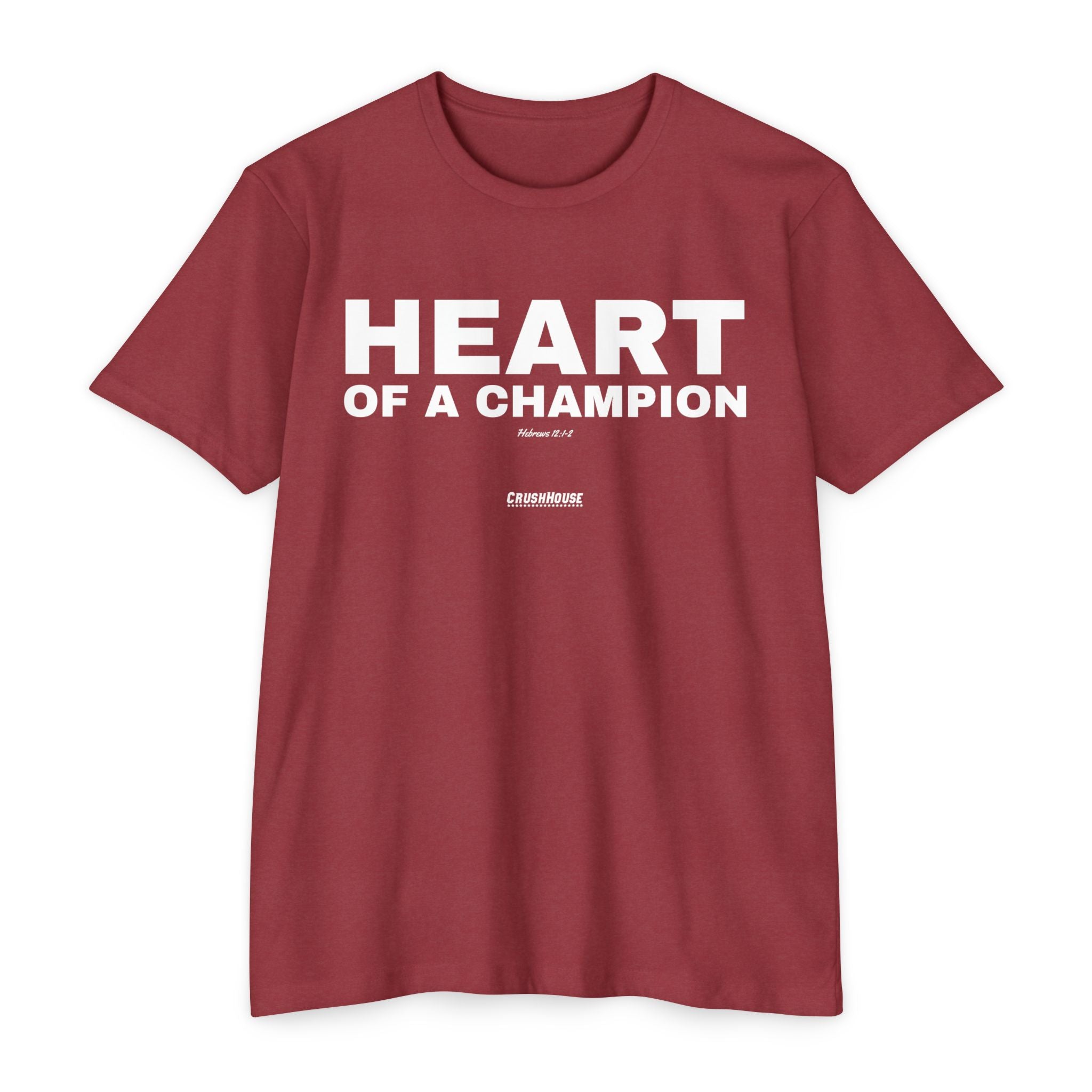 Heart of a Champion (Hebrews 12:1-2)- Premium Unisex T-shirt