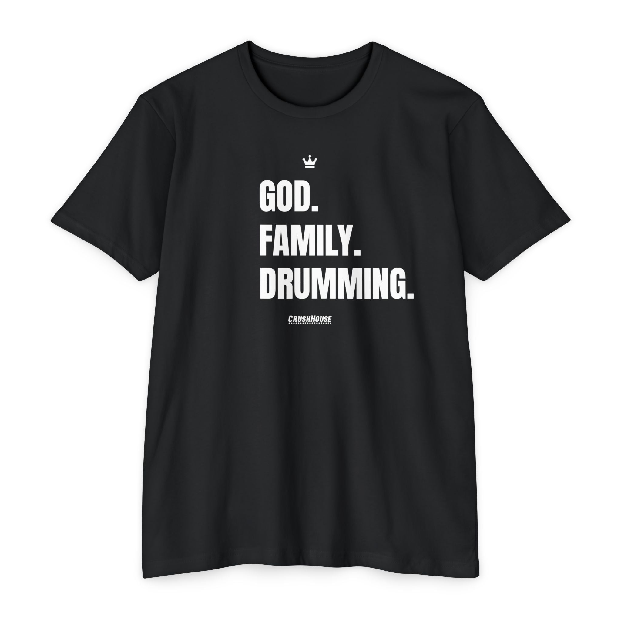 God. Family. Drumming. - Premium Unisex T-shirt