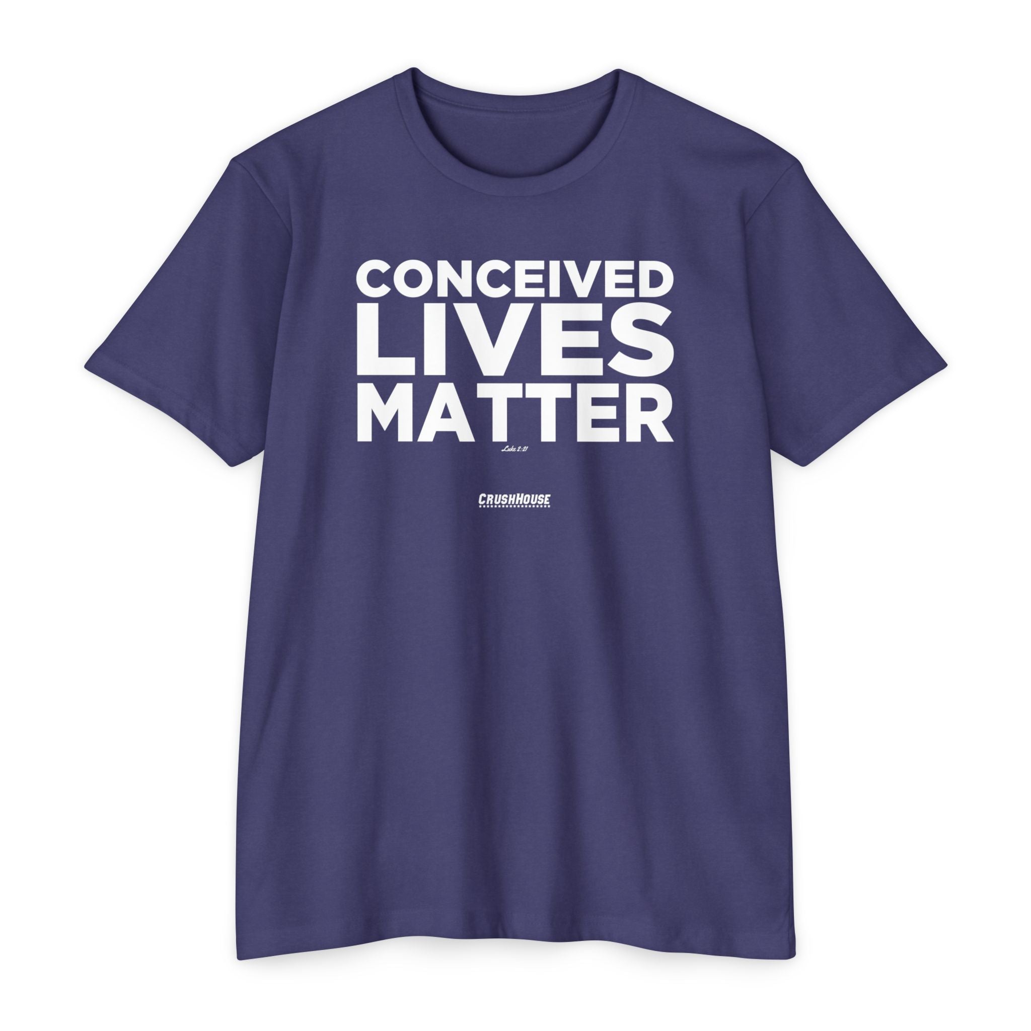 Conceived Lives Matter (Luke 2:21)- Premium Unisex T-shirt