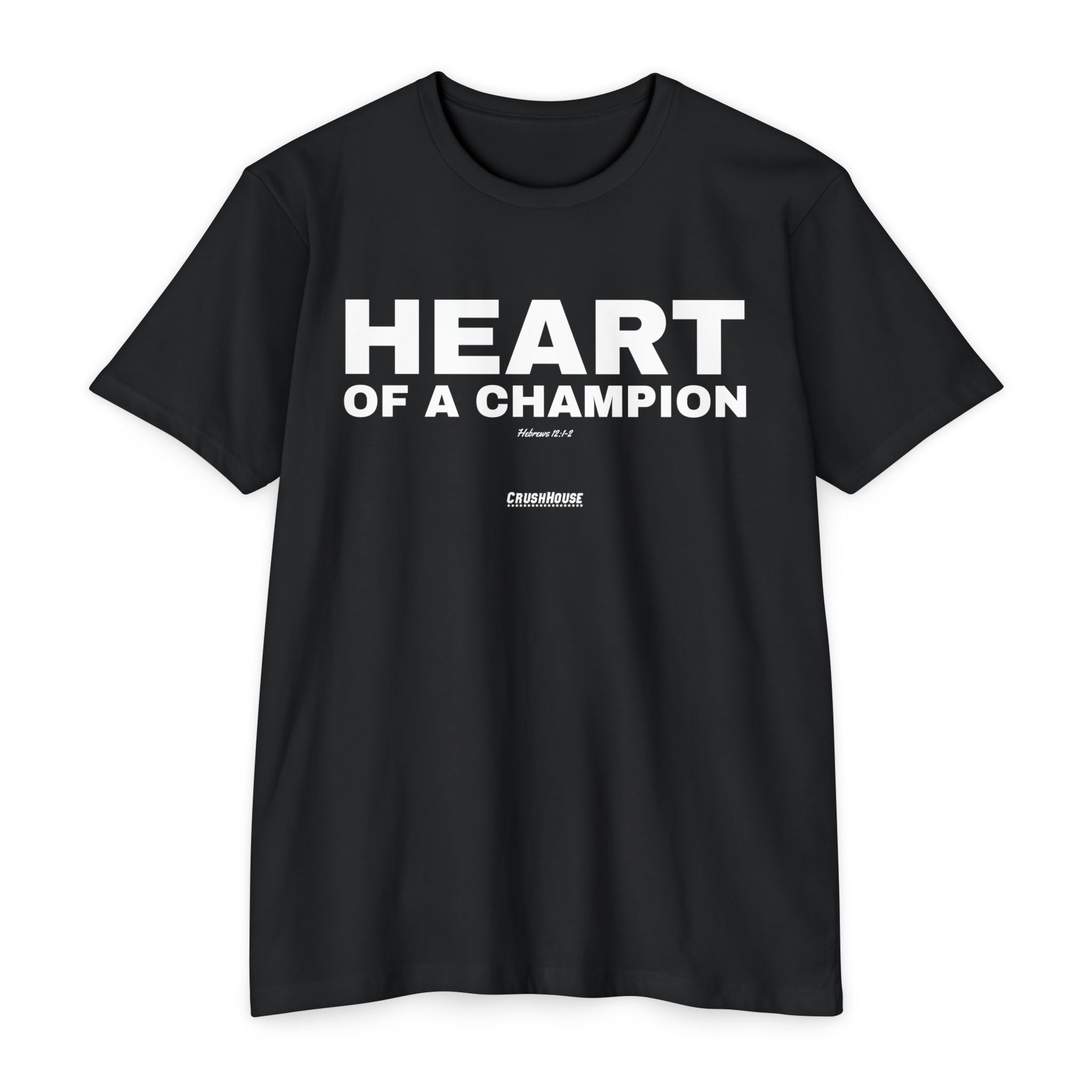 Heart of a Champion (Hebrews 12:1-2)- Premium Unisex T-shirt