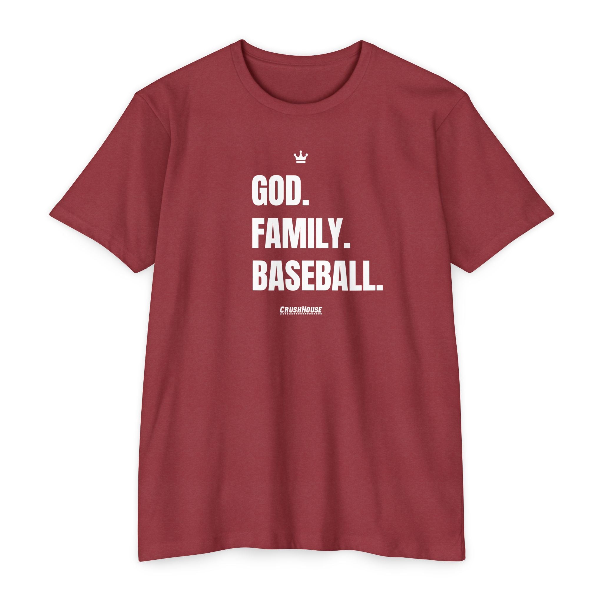 God. Family. Baseball. - Premium Unisex T-shirt