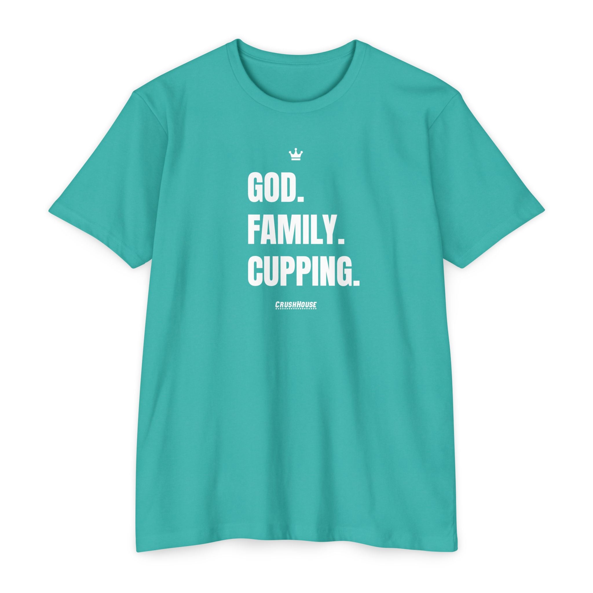 God. Family. Cupping. - Premium Unisex T-shirt