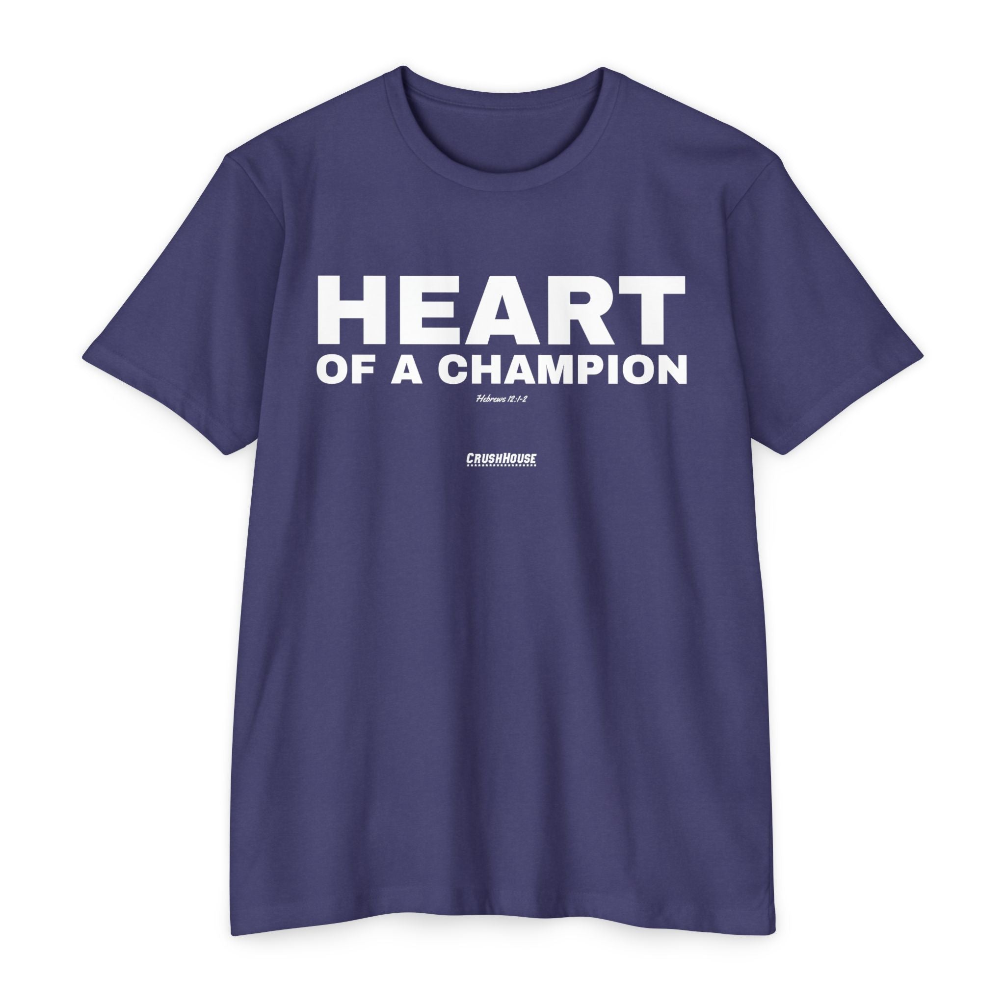 Heart of a Champion (Hebrews 12:1-2)- Premium Unisex T-shirt