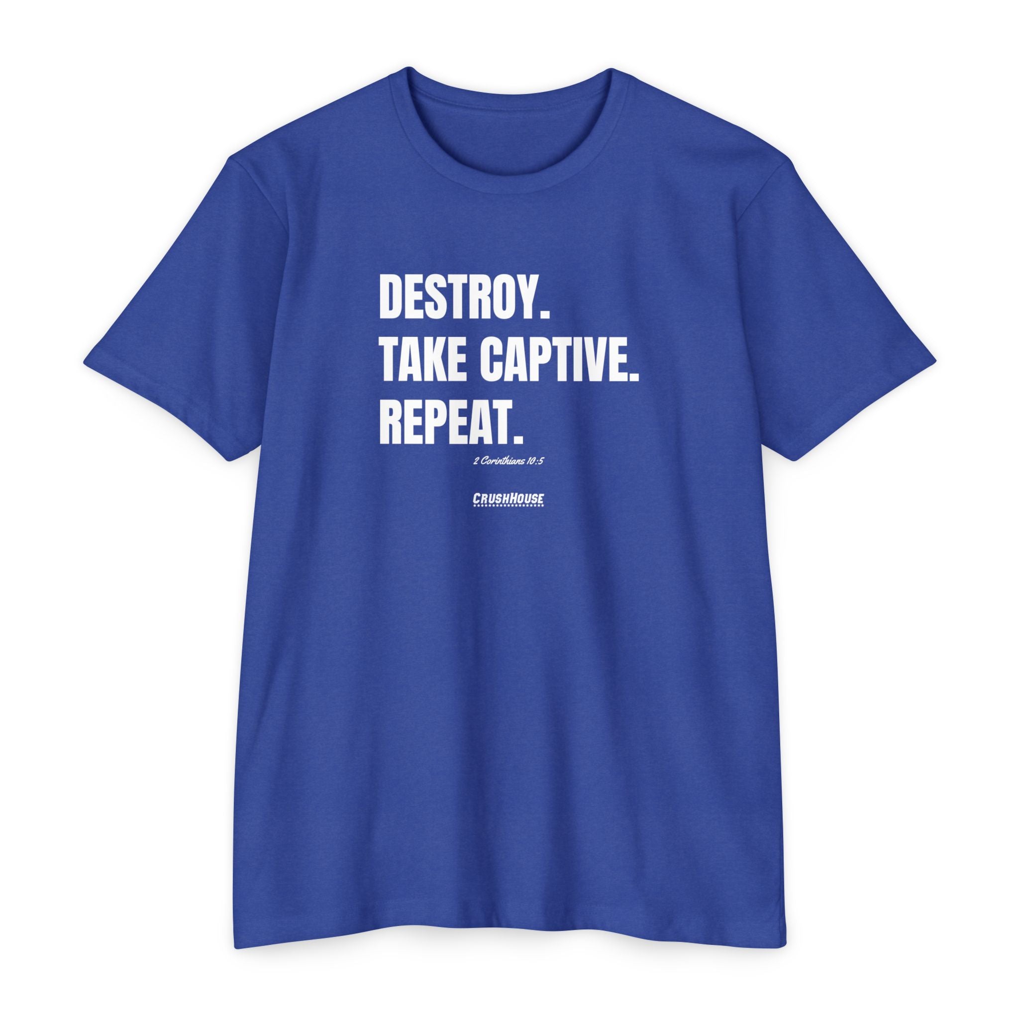 DESTROY (2 Cor. 10:5)- Premium Unisex T-shirt