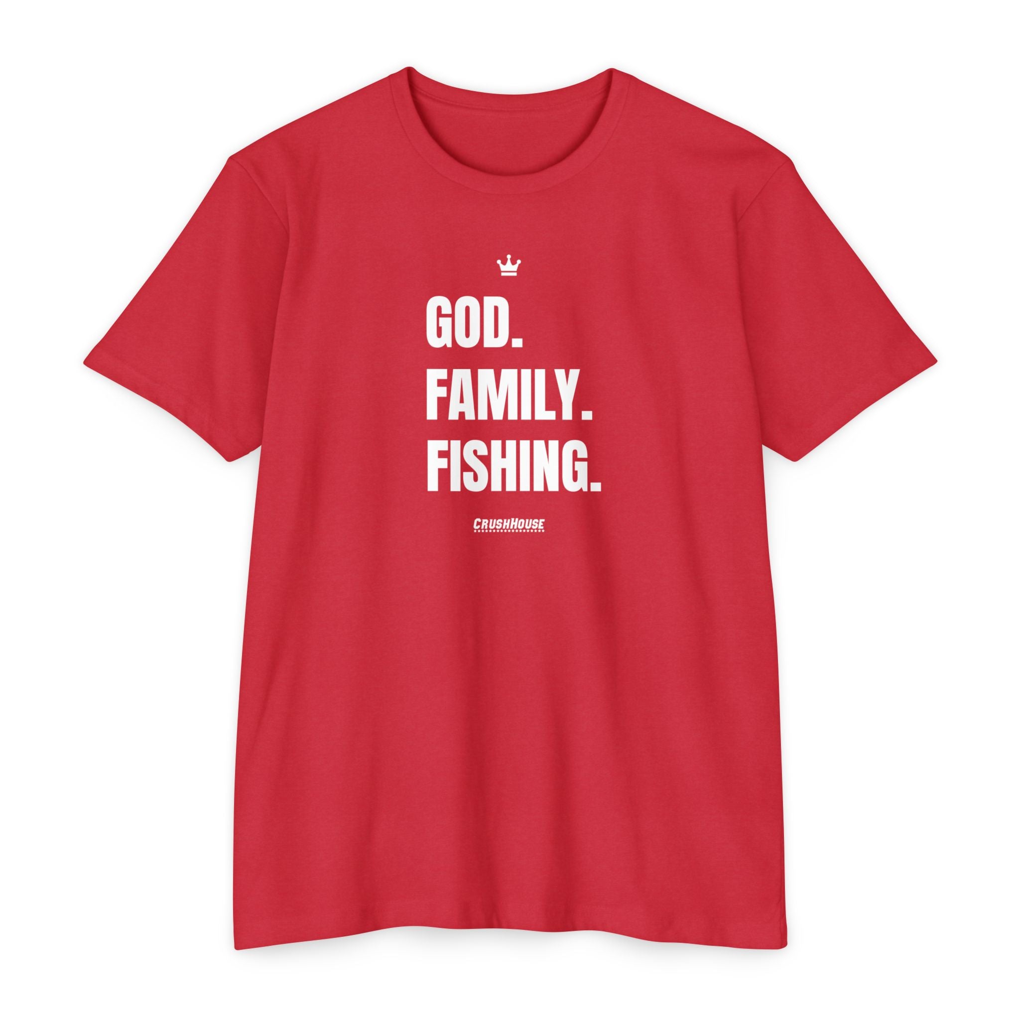 God. Family. Fishing. - Premium Unisex T-shirt
