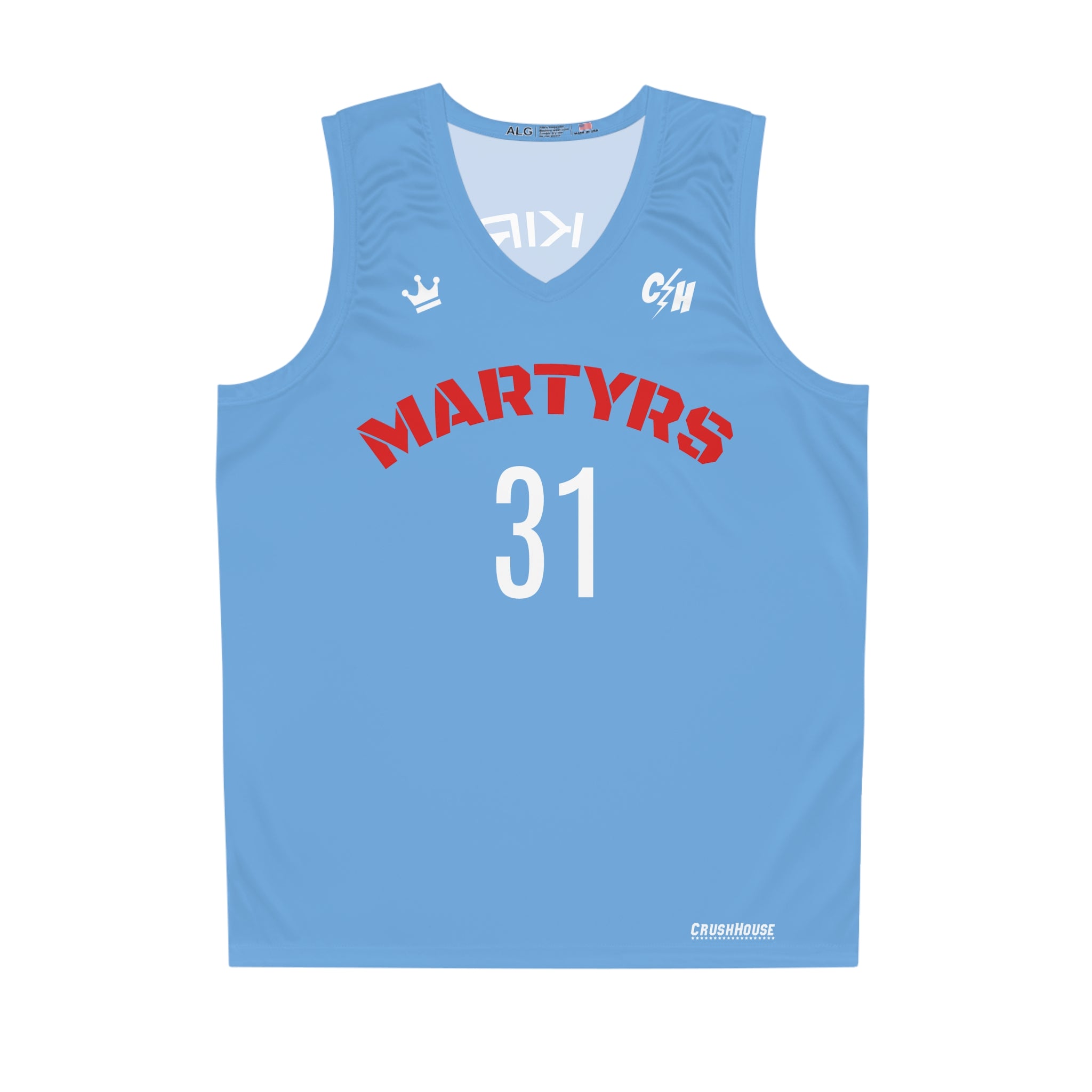 Team Martyrs (Charlie Kirk age 31)- Basketball Jersey