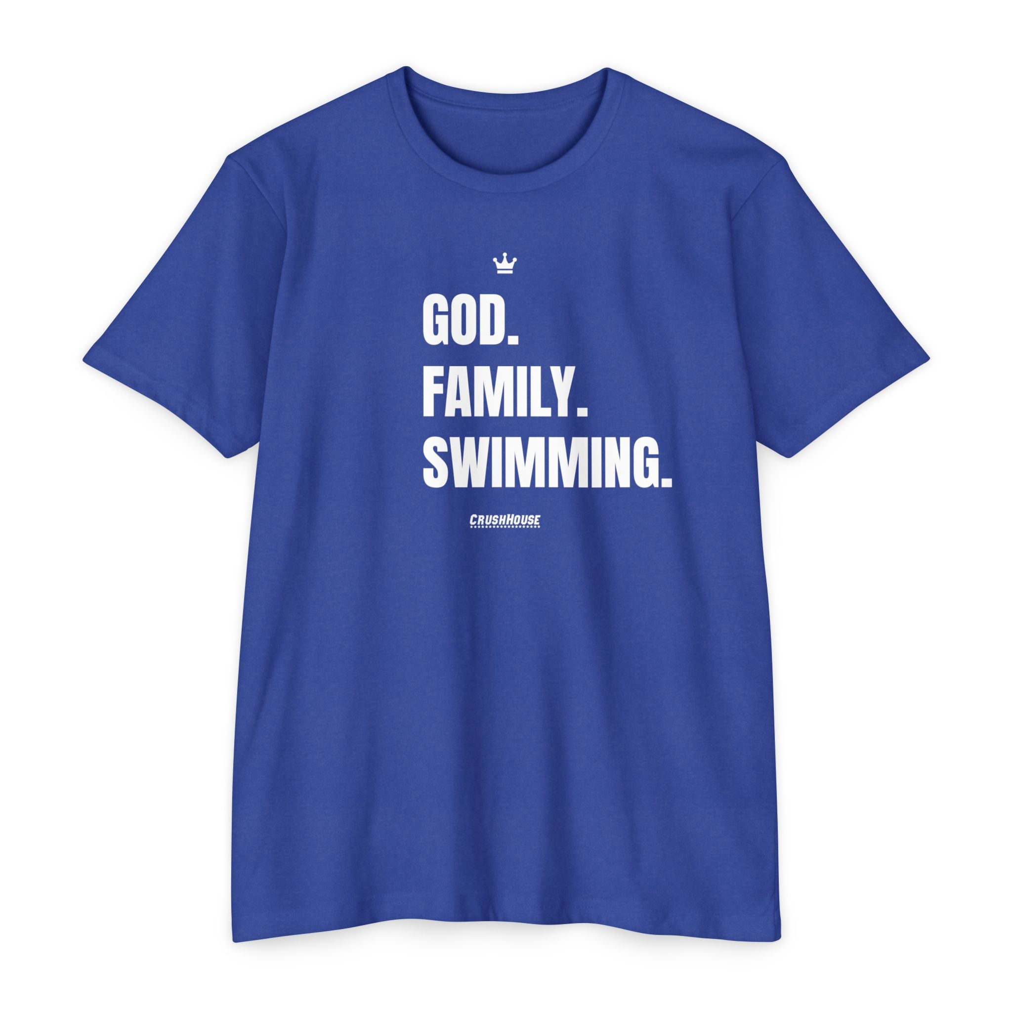 God. Family. Swimming. - Premium Unisex T-shirt