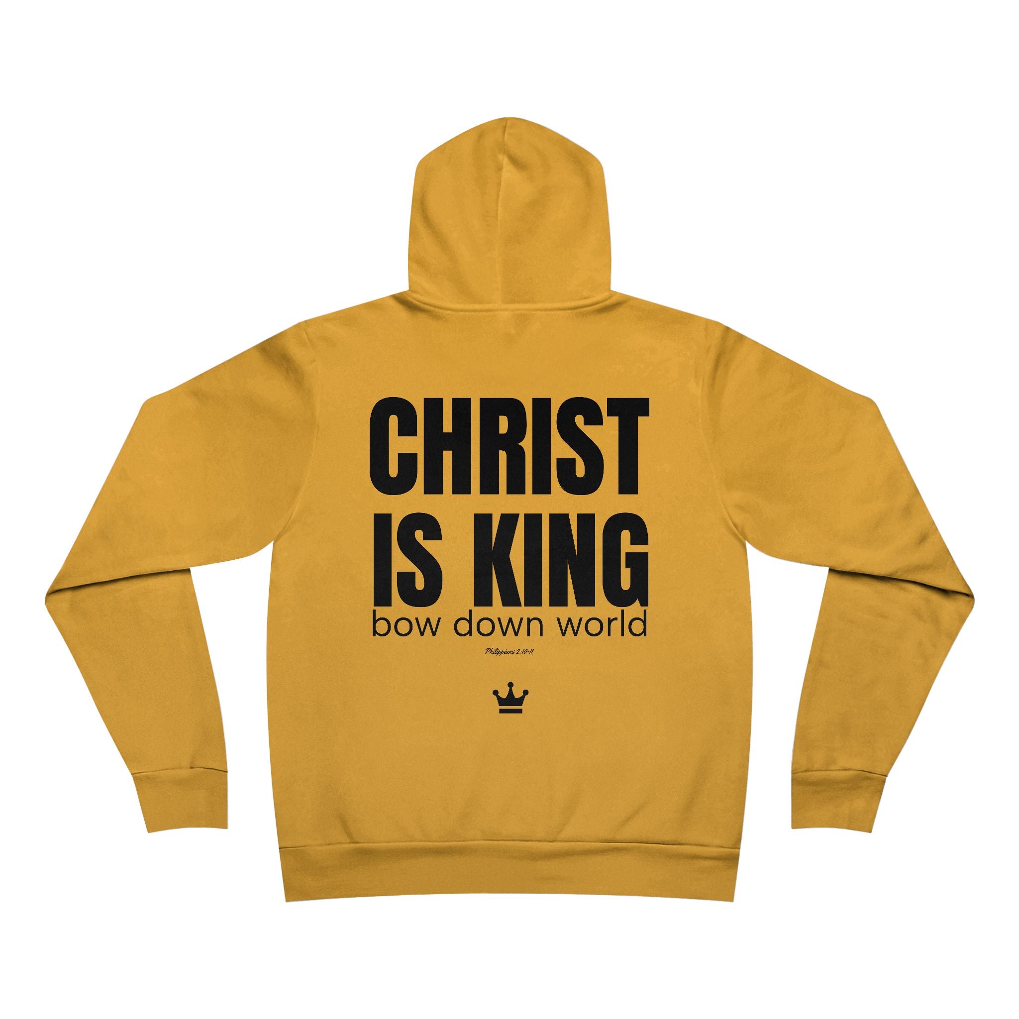 Christ Is King (Philippians 2:10-11)- Super Soft Premium Unisex Fleece Hoodie