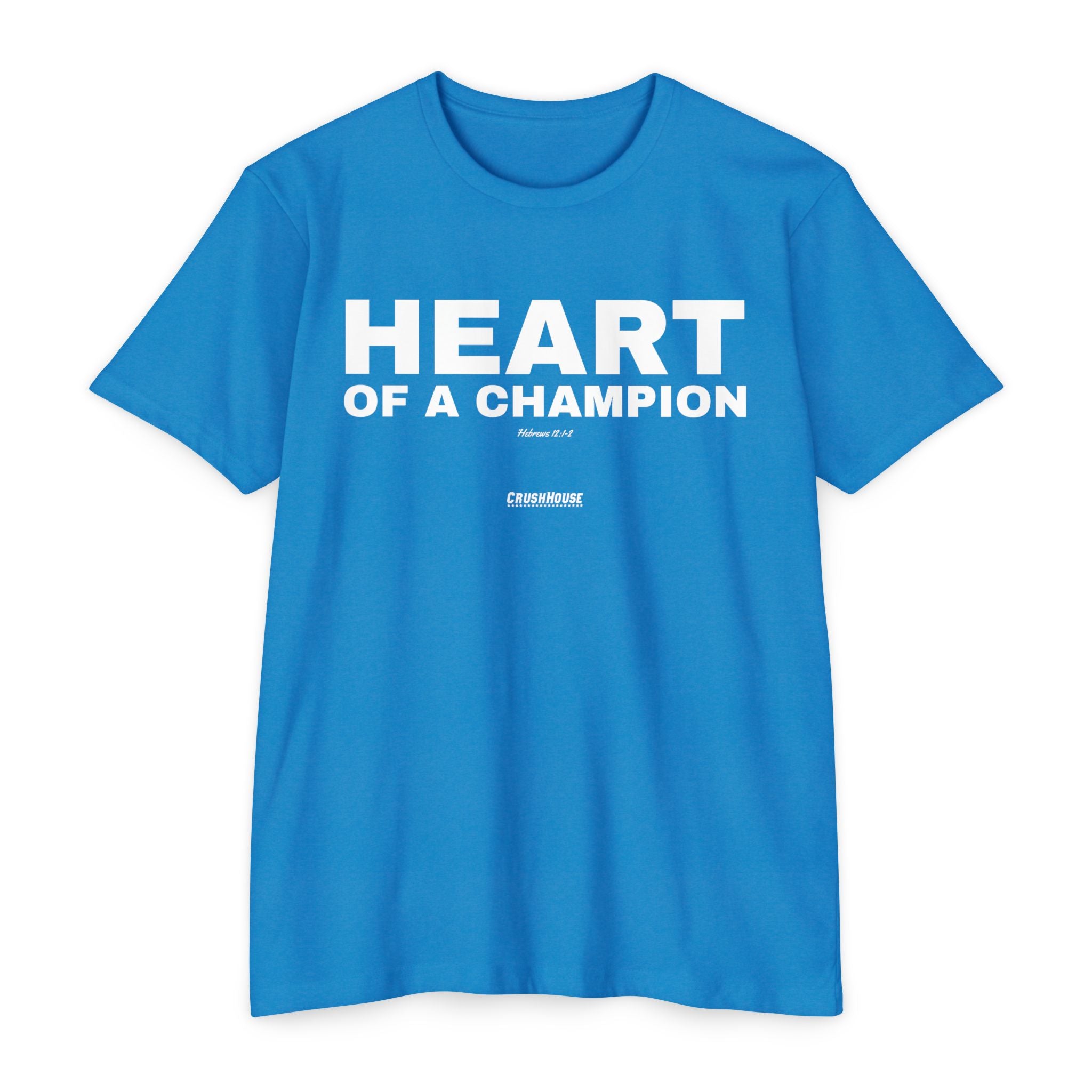 Heart of a Champion (Hebrews 12:1-2)- Premium Unisex T-shirt