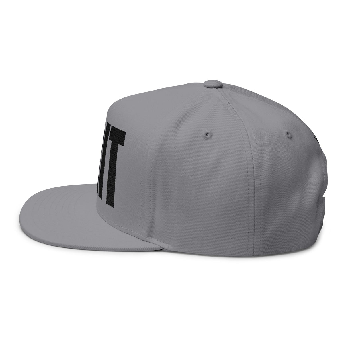 GRIT- Embroidered Flat Bill Snapback
