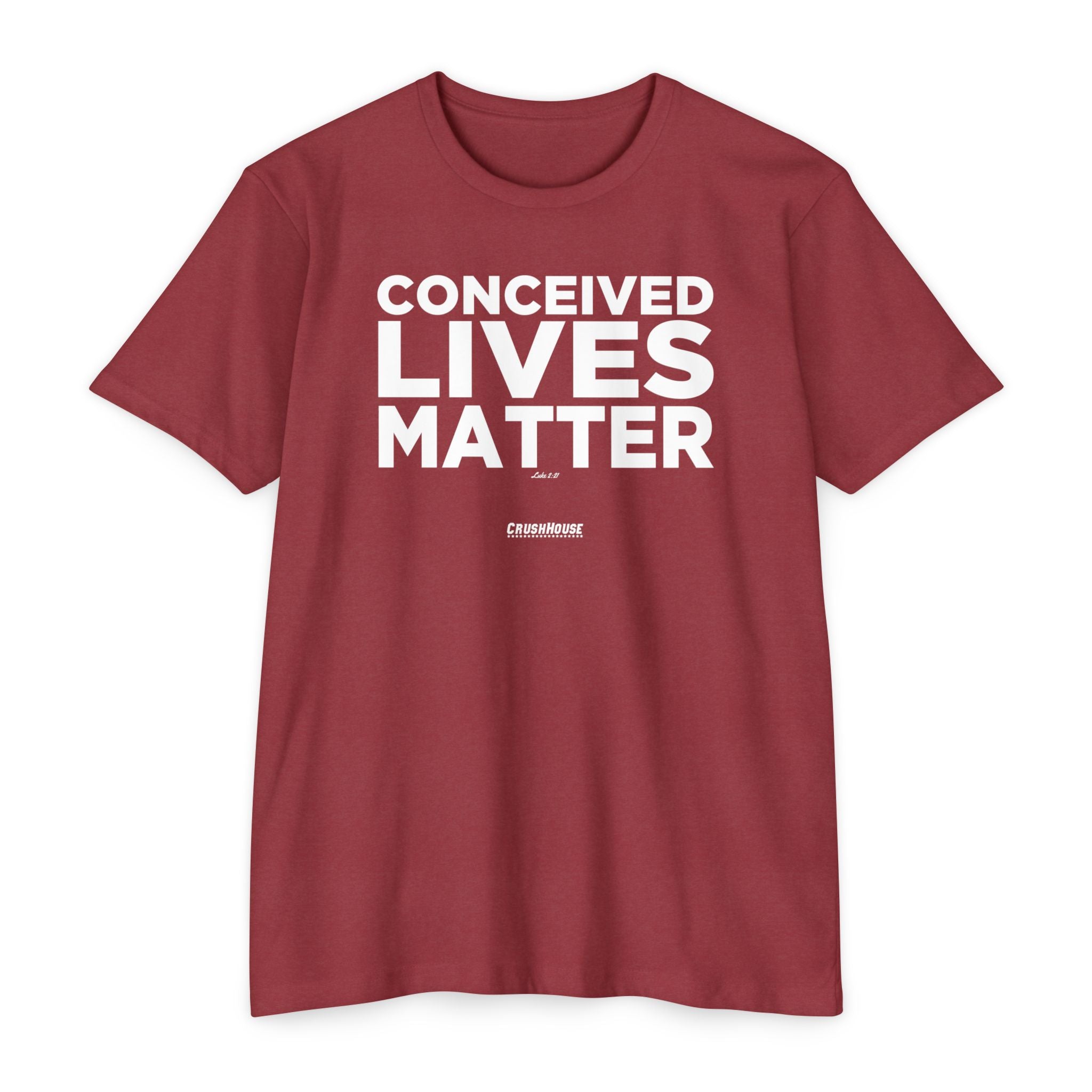 Conceived Lives Matter (Luke 2:21)- Premium Unisex T-shirt