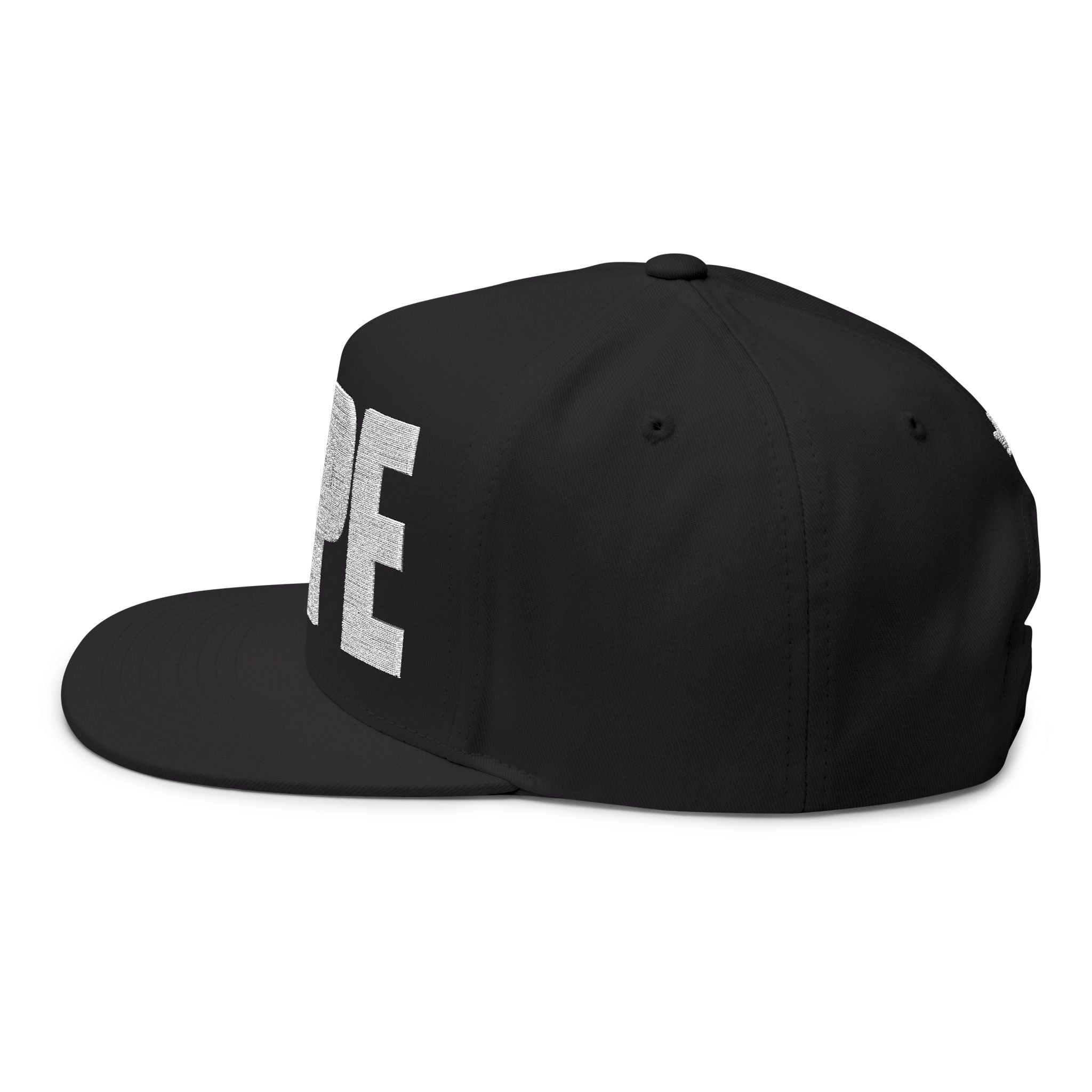 HOPE- Embroidered Flat Bill Snapback